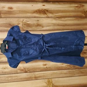 Modcloth Fervour Teal Blue/Green Shirt Dress ** color is pictures is not right